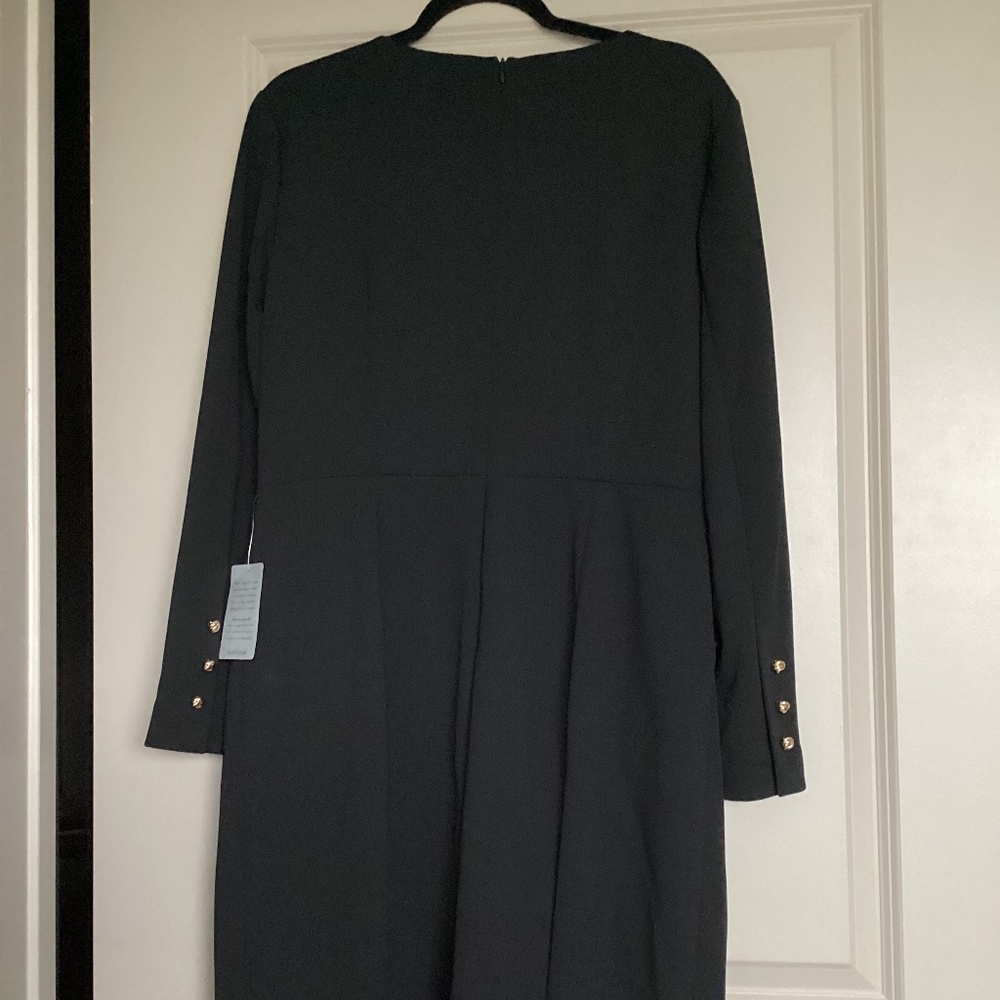 Eliza J Long Sleeve Pocketed Sheath Dress, size 16 - Picture 11 of 15